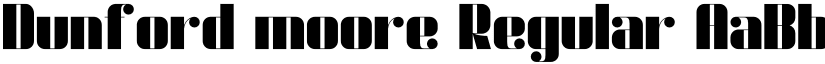Dunford moore font download