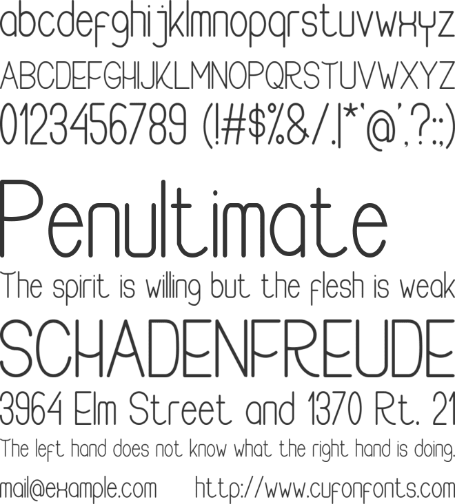 Buon Umore font preview