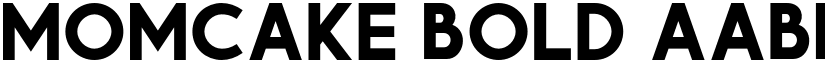MOMCAKE Bold font