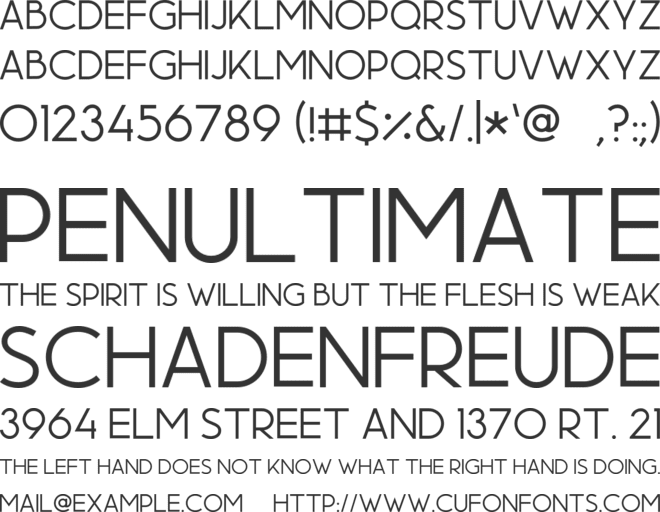 MOMCAKE font preview