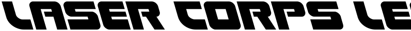 Laser Corps Leftalic Regular font