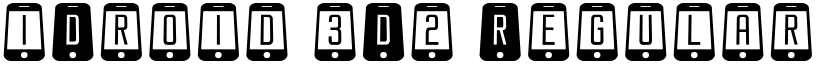 iDroid 3D2 Regular font
