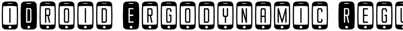 iDroid Ergodynamic Regular font