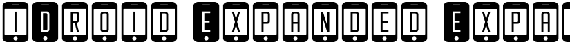 iDroid Expanded Expanded font
