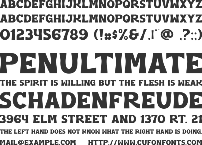 New Innerspeaker font preview