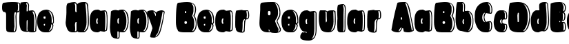 The Happy Bear Regular font