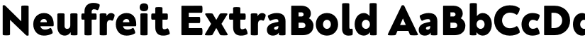 Neufreit ExtraBold font