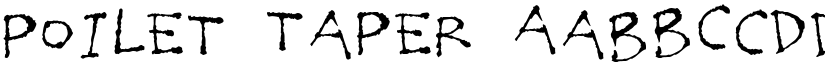 Poilet Taper font