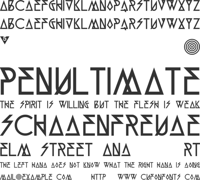 Munk5 Black font preview