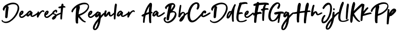 Dearest Regular font