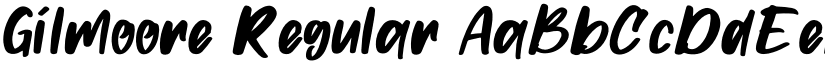 Gilmoore Regular font