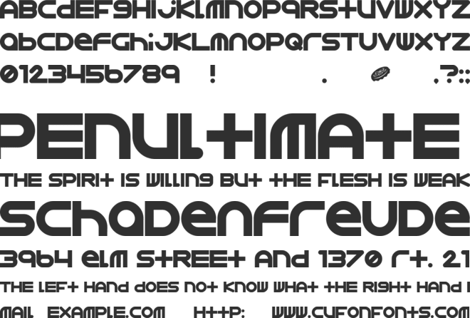 Astro 867 font preview