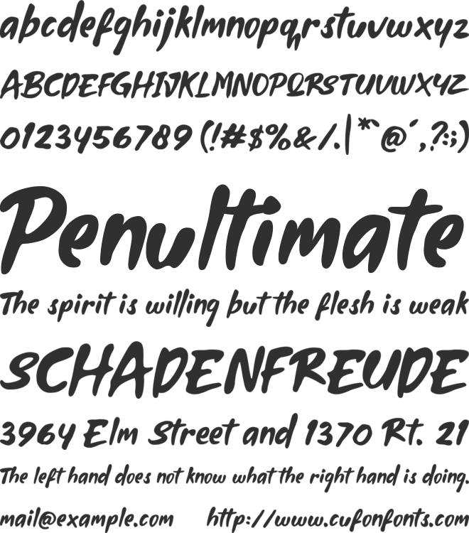 Fleepavlop font preview