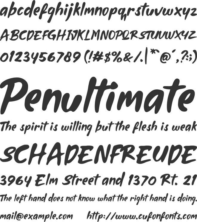 Fleepavlop font preview