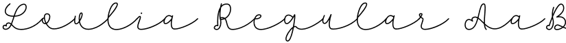 Lovlia Regular font