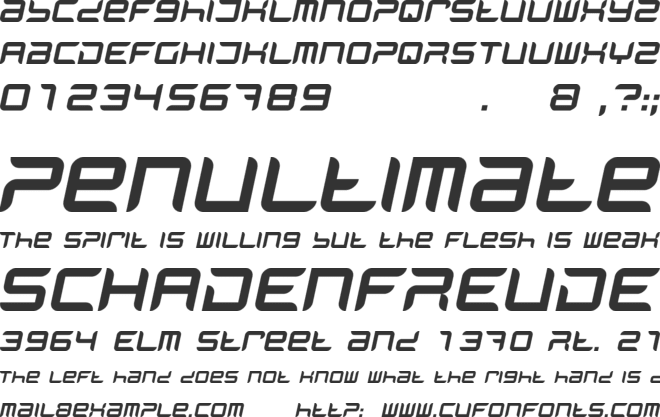 Phantom font preview