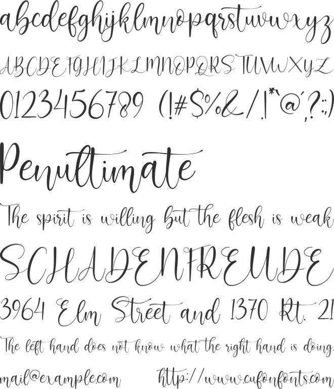 Beauty Mothers font preview