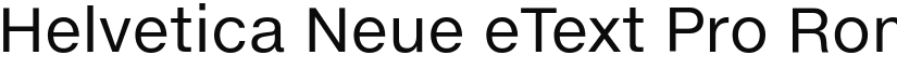 Helvetica Neue eText Pro font download
