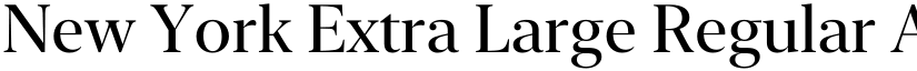 New York Extra Large Regular font