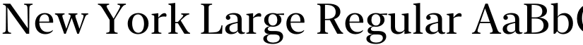 New York Large Regular font