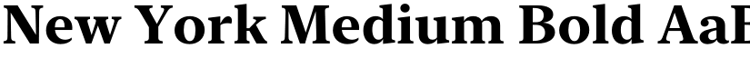New York Medium Bold font