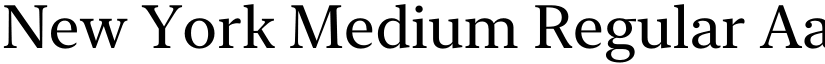 New York Medium Regular font