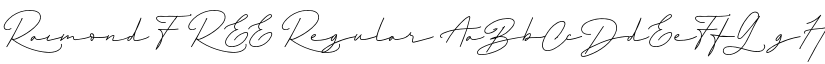 Raimond FREE Regular font