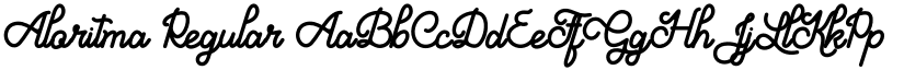 Aloritma font download