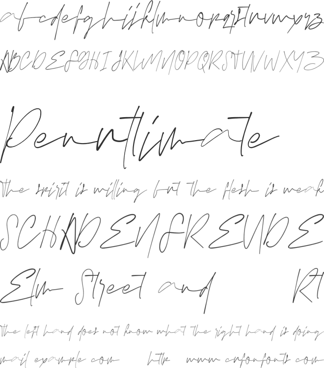 Susan brooks font preview