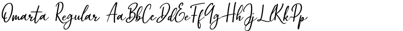 Omarta Regular font