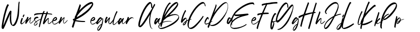 Winsthen Regular font
