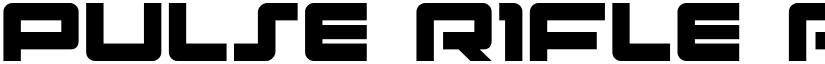Pulse Rifle font download