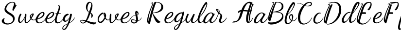 Sweety Loves Regular font