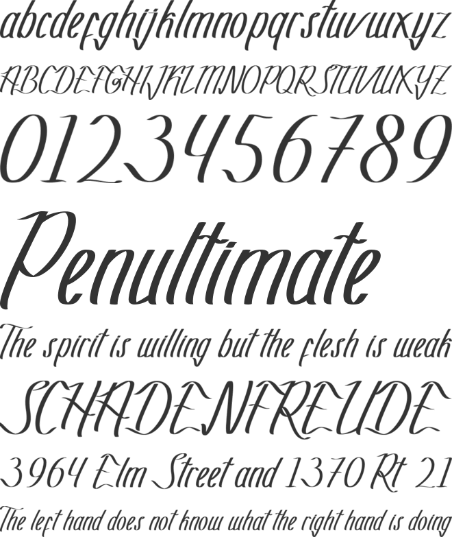 Dwallbypro font preview