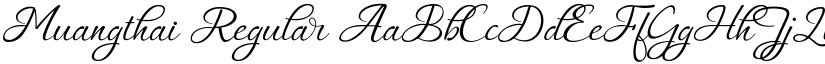 Muangthai Regular font