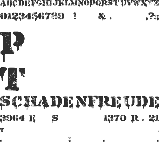 Restricted Area font preview