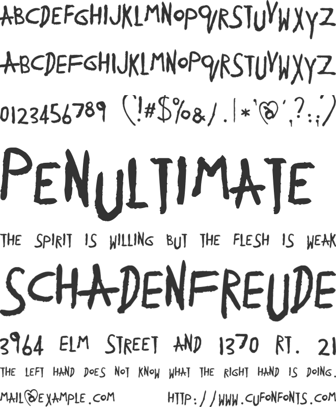 zai COVID-19 VaCcine font preview