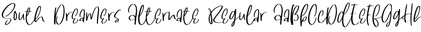 South Dreamers Alternate Regular font