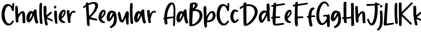 Chalkier font download