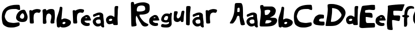 Cornbread Regular font