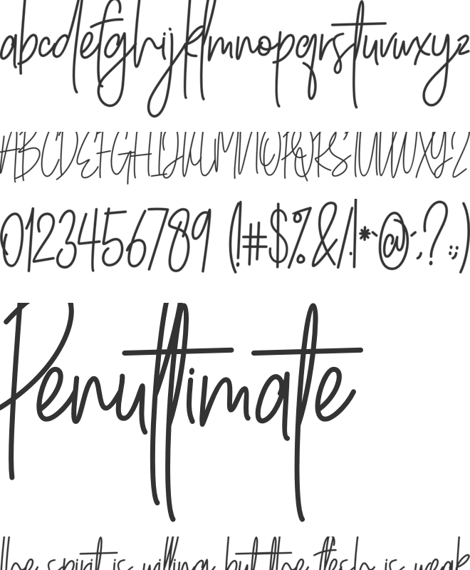 Patrick Cleo font preview