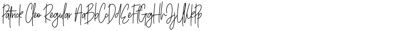 Patrick Cleo Regular font