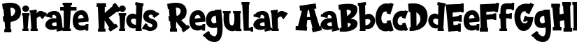 Pirate Kids Regular font