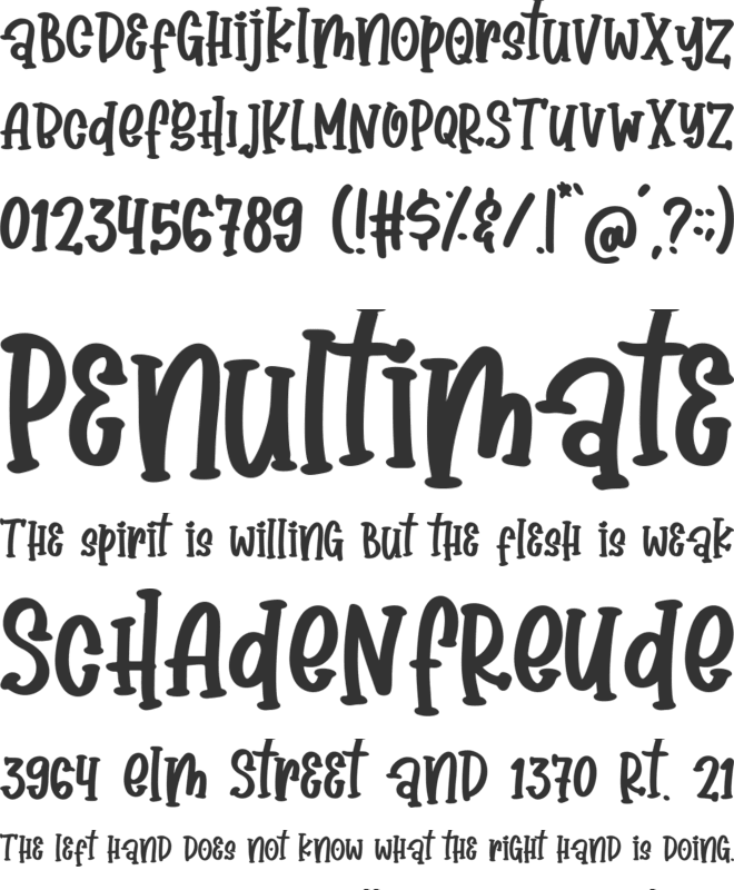 Spring Whisper font preview