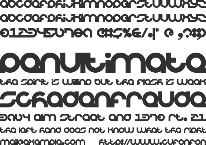 Hyperbole font preview