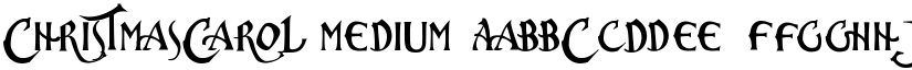 ChristmasCarol Medium font