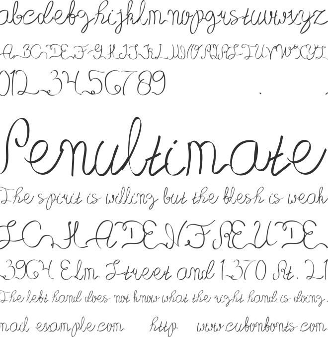 Submit To deep font preview