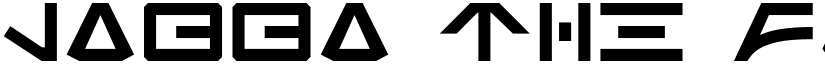 Jabba the Font Regular font