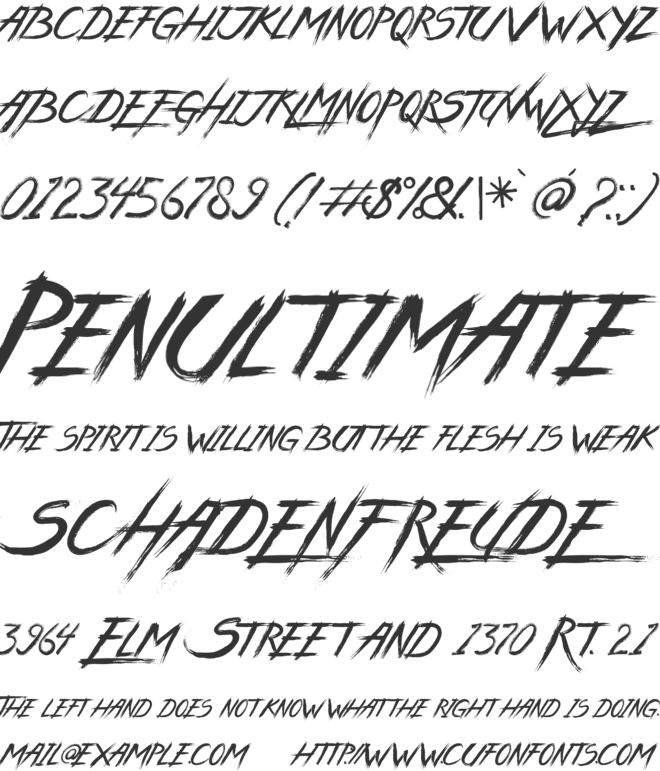 Wild Zova Free font preview