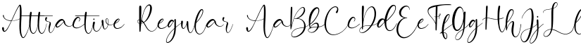 Attractive Regular font